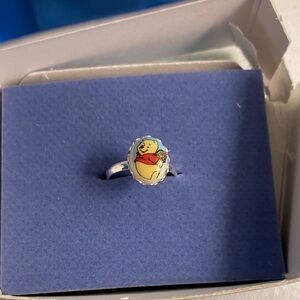 Avon Winnie the Pooh Silver Tone Adjustable Toe Ring